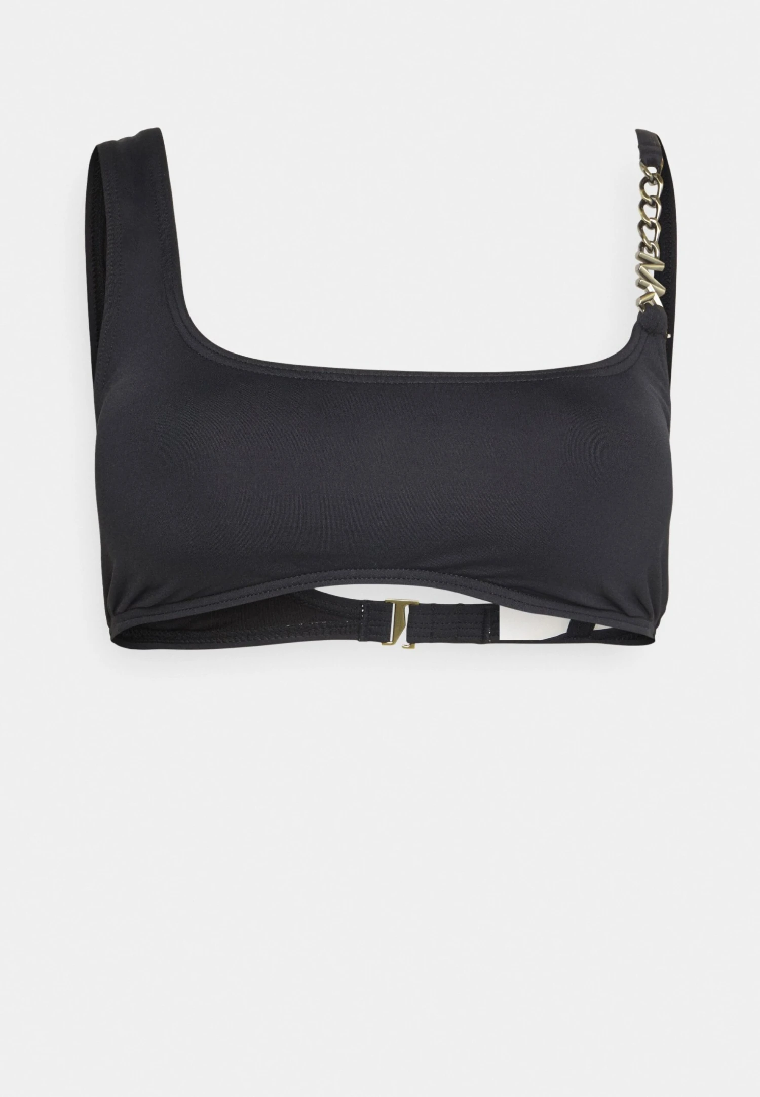 MICHAEL Michael Kors Solids Logo Chain - Bikinitop - Black 5 MICHAEL Michael Kors Solids Logo Chain - Bikinitop - Black - Afbeelding 4