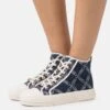 MICHAEL Michael Kors Evy- Sneakers Hoog - Navy -MICHAEL Michael Kors e527acee766742698028c3cc1476046f