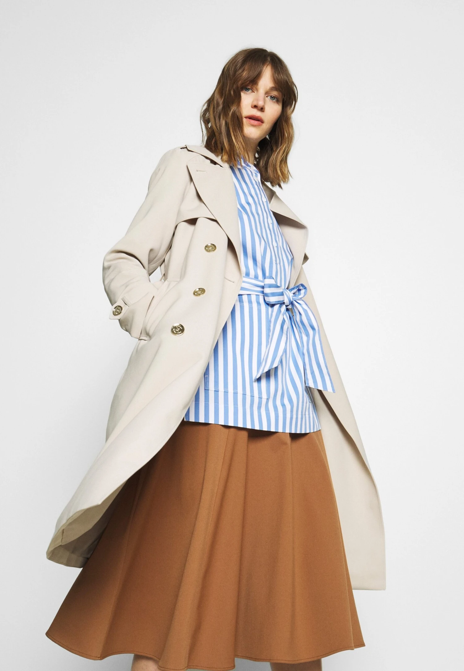 MICHAEL Michael Kors Drapy - Trenchcoat - Dune 7 MICHAEL Michael Kors Drapy - Trenchcoat - Dune - Afbeelding 5