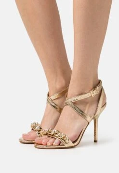 MICHAEL Michael Kors Asha- Sandalen Met Hoge Hak - Pale Gold