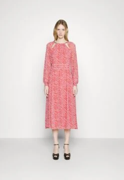 MICHAEL Michael Kors Mod Midi - Jurk - Geranium