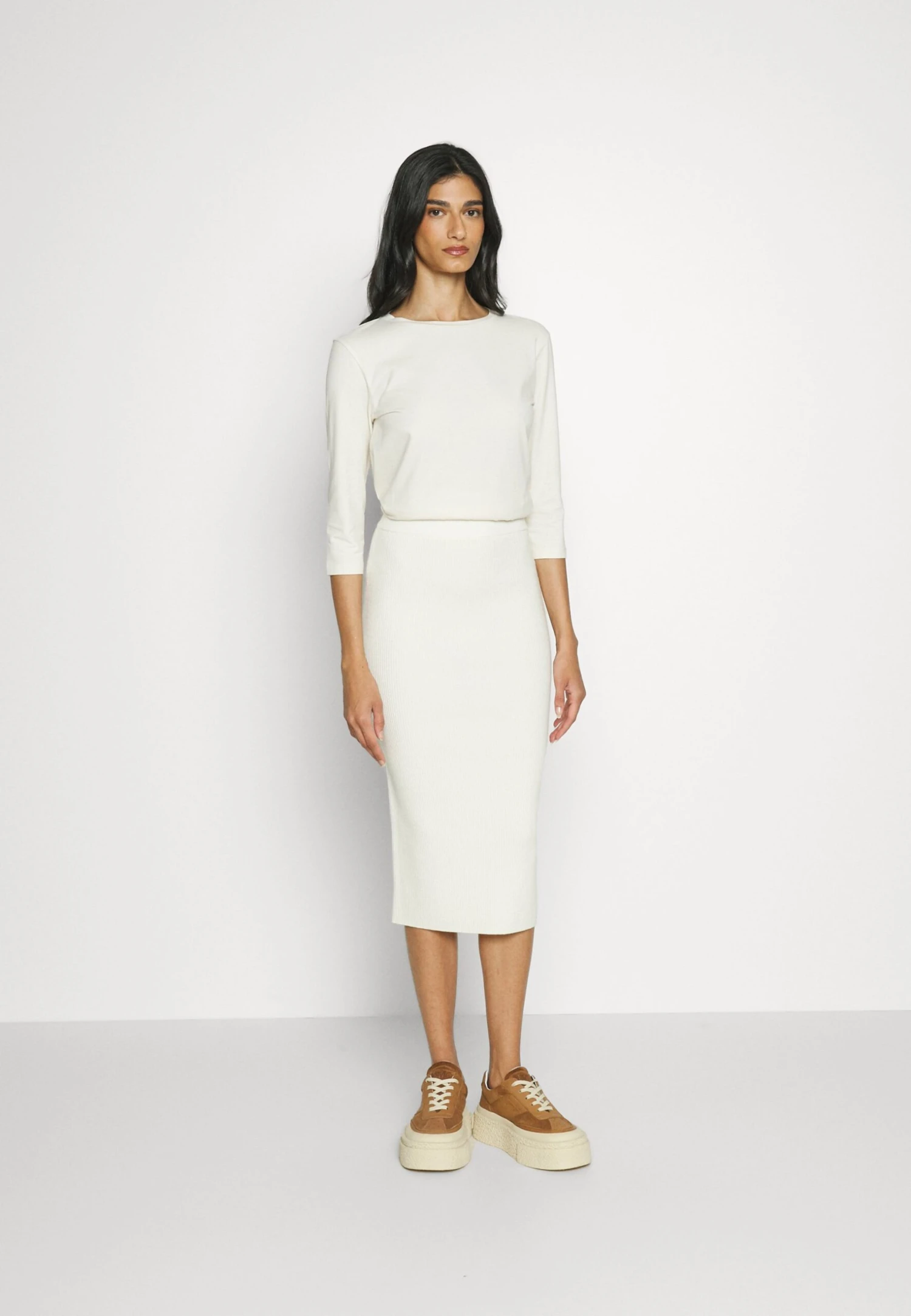 MICHAEL Michael Kors Merino Skirt - Kokerrok - Bone 3 MICHAEL Michael Kors Merino Skirt - Kokerrok - Bone