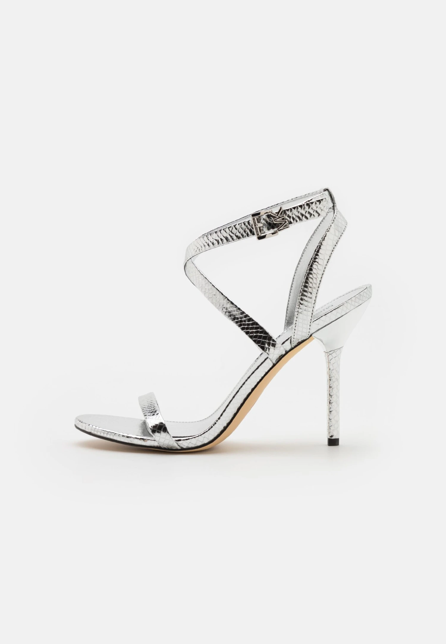 MICHAEL Michael Kors Asha - Sandalen Met Hoge Hak - Silver 4 MICHAEL Michael Kors Asha - Sandalen Met Hoge Hak - Silver - Afbeelding 2