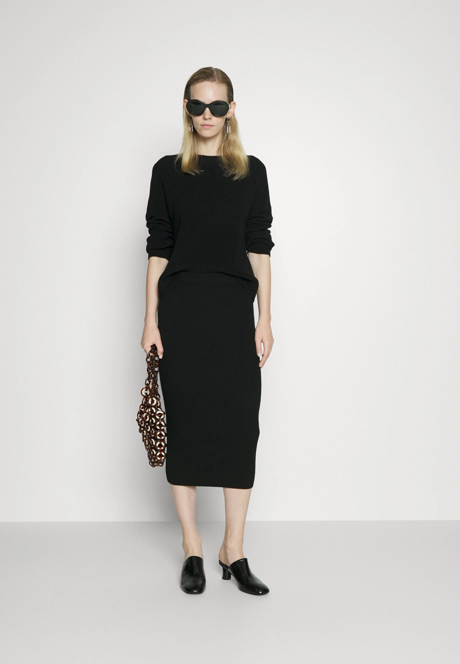 MICHAEL Michael Kors Merino Skirt - Kokerrok - Black 4 MICHAEL Michael Kors Merino Skirt - Kokerrok - Black - Afbeelding 2