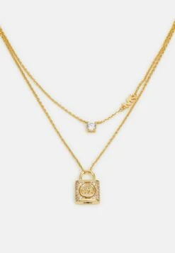 Michael Kors Double Layered Pavé Lock Necklace - Ketting - Gold-Coloured 9 Michael Kors Double Layered Pavé Lock Necklace - Ketting - Gold-Coloured -MICHAEL Michael Kors ea0ae80b36994700bb7cb262ab38a7b8