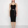 MICHAEL Michael Kors Eco Bustier Midi Dress - Cocktailjurk - Black -MICHAEL Michael Kors eab742051b034dd79d76f258bf3f492d
