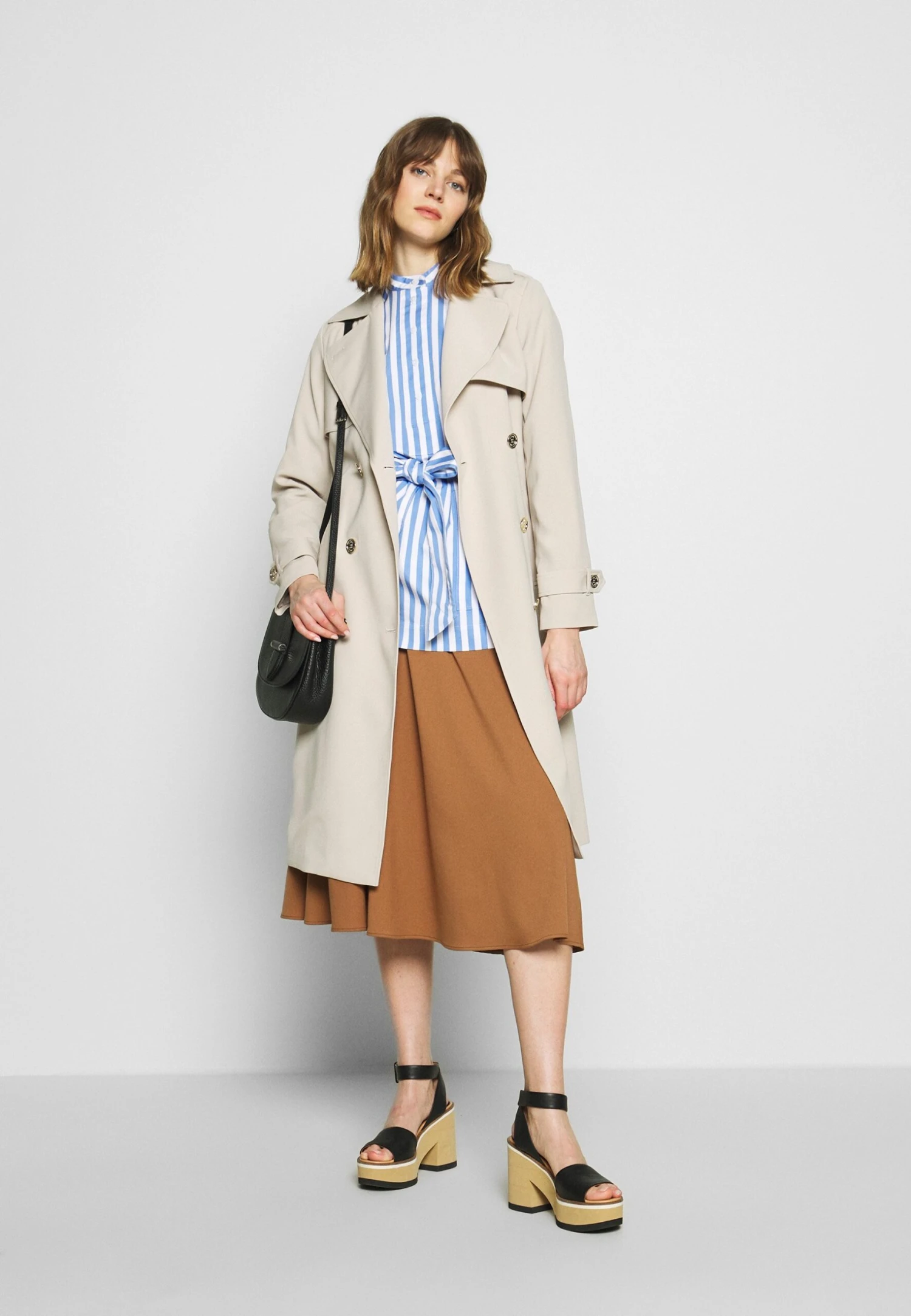 MICHAEL Michael Kors Drapy - Trenchcoat - Dune 4 MICHAEL Michael Kors Drapy - Trenchcoat - Dune - Afbeelding 2