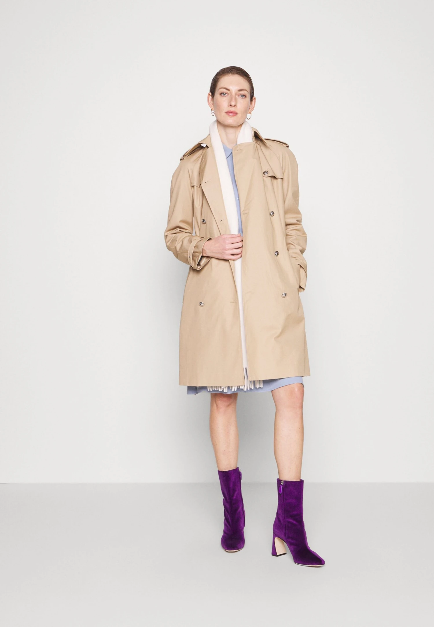 MICHAEL Michael Kors Trenchcoat - Beige 4 MICHAEL Michael Kors Trenchcoat - Beige - Afbeelding 2