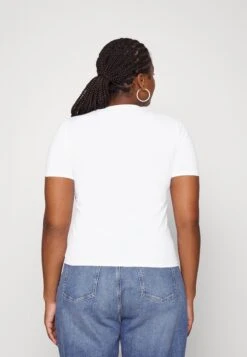 MICHAEL Michael Kors Tonal Mini- T-Shirt Basic - White -MICHAEL Michael Kors f676b00159564009a3614843f2d52b51