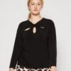 MICHAEL Michael Kors Solidtwist Keyhole- Longsleeve - Black 1 MICHAEL Michael Kors Solidtwist Keyhole- Longsleeve - Black -MICHAEL Michael Kors fe082b9e66c44b22a17f0396af15c07a