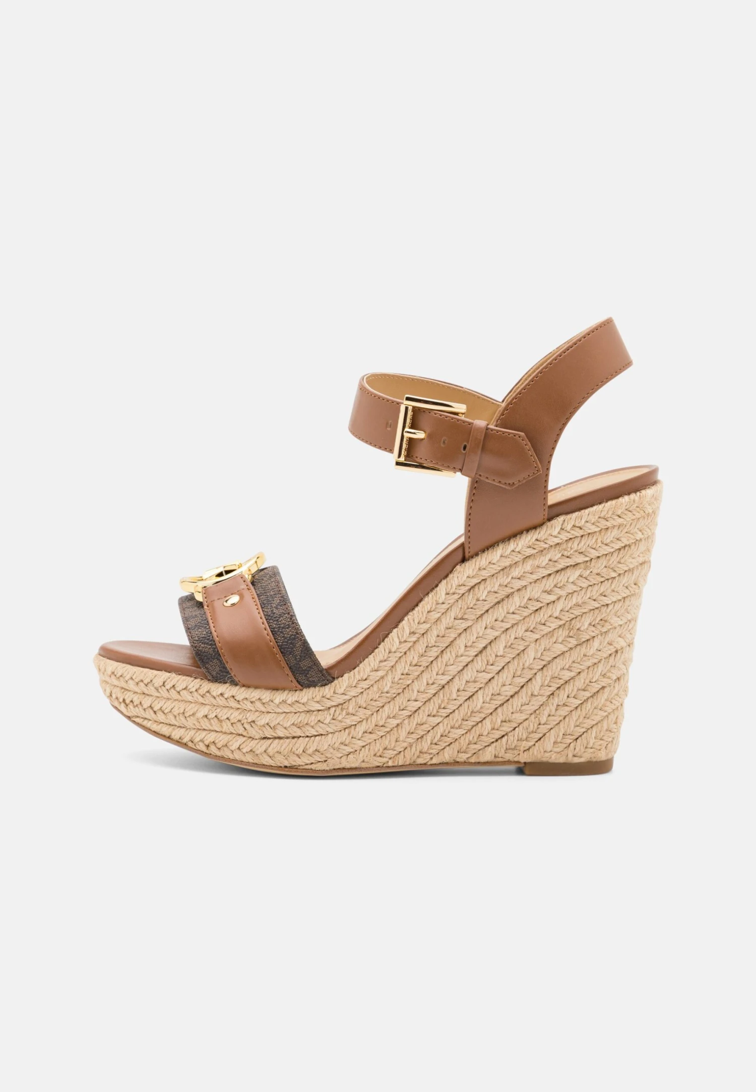 MICHAEL Michael Kors Rory Wedge - Sandalen Met Hoge Hak - Luggage 4 MICHAEL Michael Kors Rory Wedge - Sandalen Met Hoge Hak - Luggage - Afbeelding 2