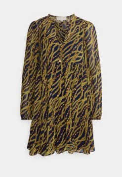 MICHAEL Michael Kors Bias Chain Tenty- Jurk - Midnightblue 12 MICHAEL Michael Kors Bias Chain Tenty- Jurk - Midnightblue -MICHAEL Michael Kors ff44472a36974b24ac3c0b64ef933e84